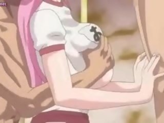 Malaki meloned anime puta makakakuha ng bibig puno