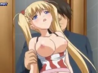 Anime Blondy Gets Tight Twat Fucked