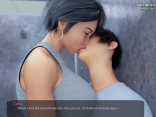 Horny teacher seduces her student and gets a big phallus inside her tight ass l My sexiest gameplay moments l Milfy City l Part &num;33